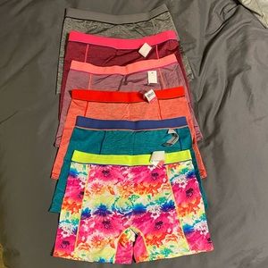Athletic Shorts Set of Six